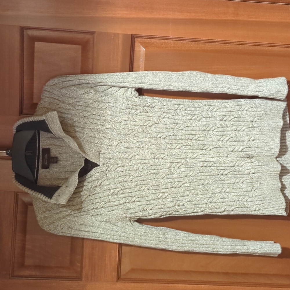 Men button down sweater